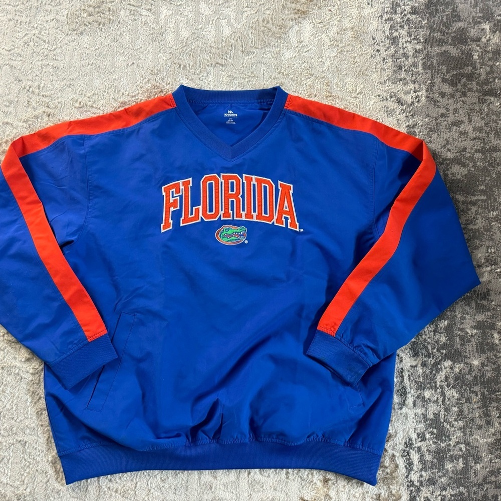 Knights Apparel Florida State Blue and Orange men’s jacket